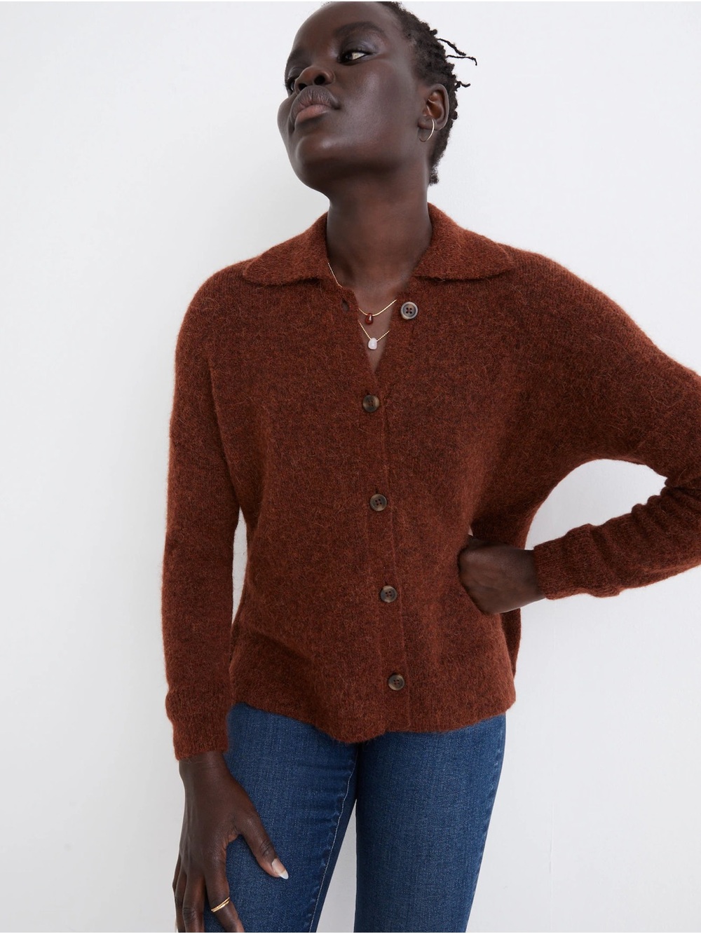 Madewell Carrabelle Polo Cardigan Sweater Size XXS